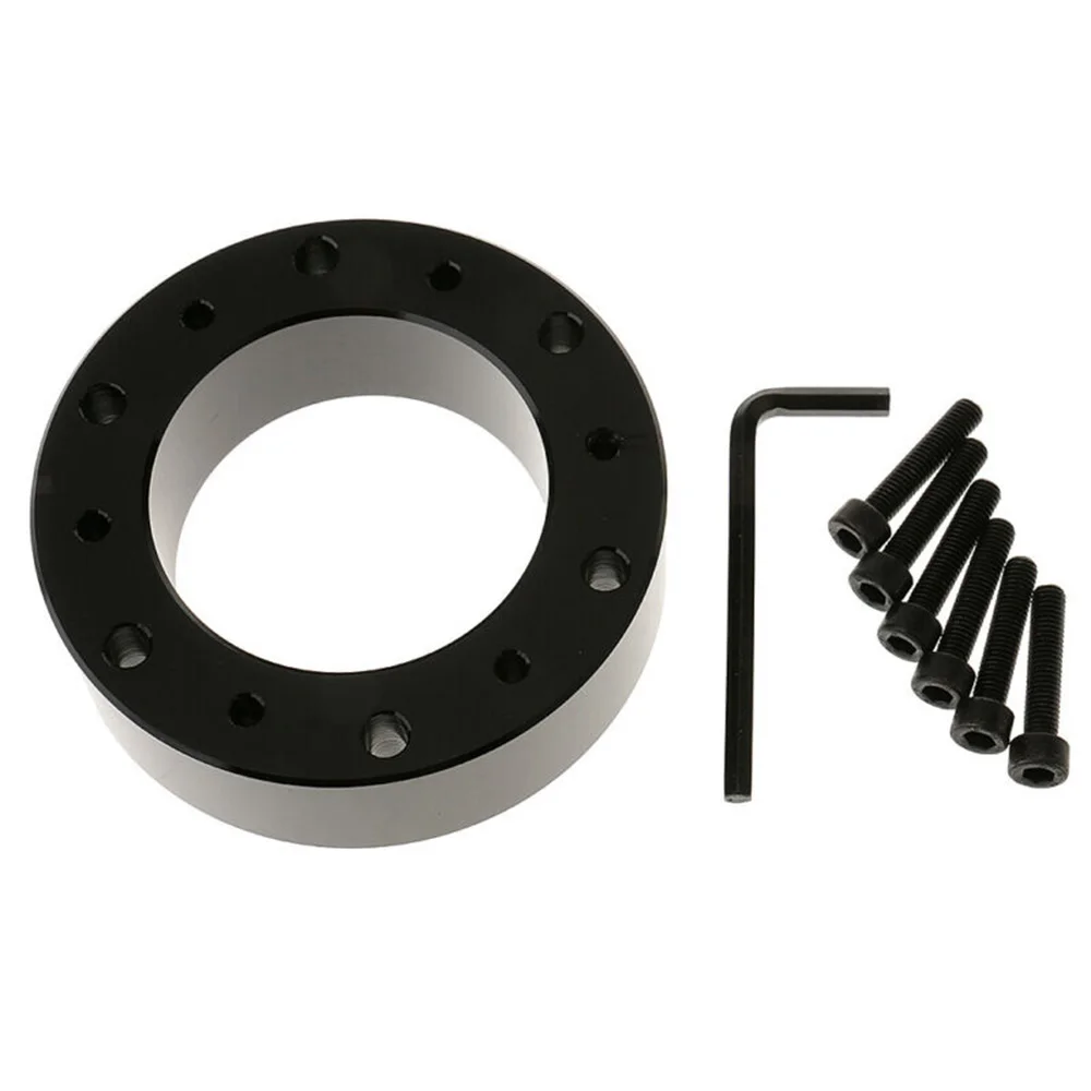 Black Steering Wheel Spacer Hub For Momo Sparco NRG 85mm / 3.3 '' 55mm 2.1 | Автомобили и мотоциклы