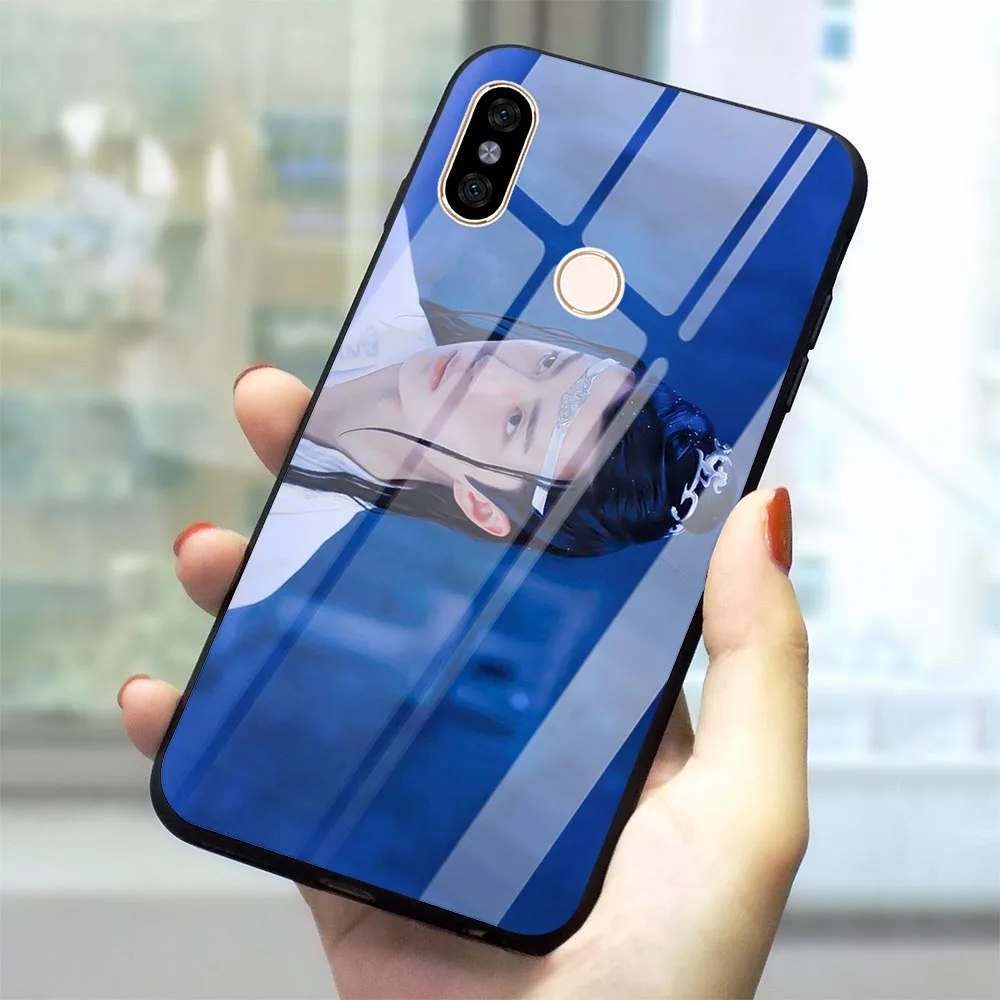 Защитный чехол Wang Yibo для Xiaomi Mi A1 из закаленного стекла A2 8 Lite 9 F1 Redmi 4X 6A Note 5 6 7