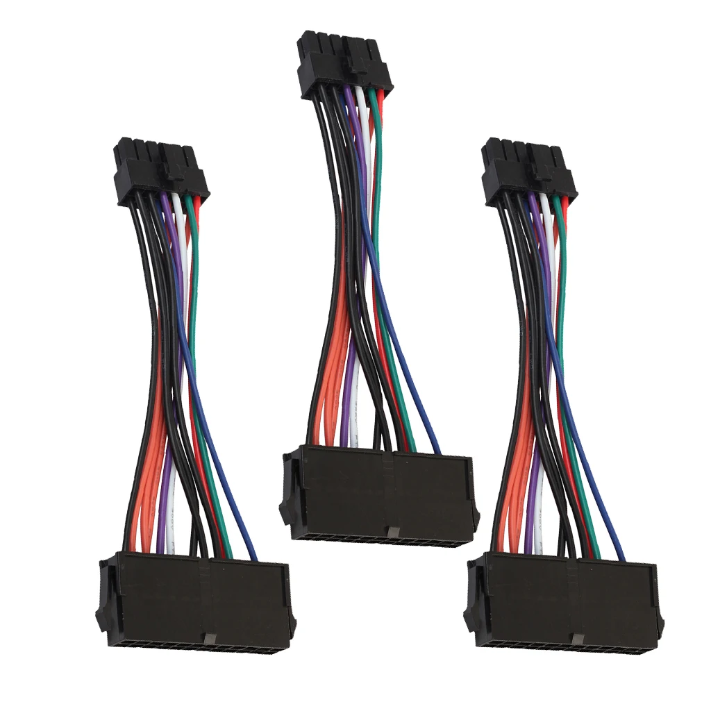 

3 шт. ATX 24pin для материнской платы 12 Pin кабель питания для Acer Q87H3-AM