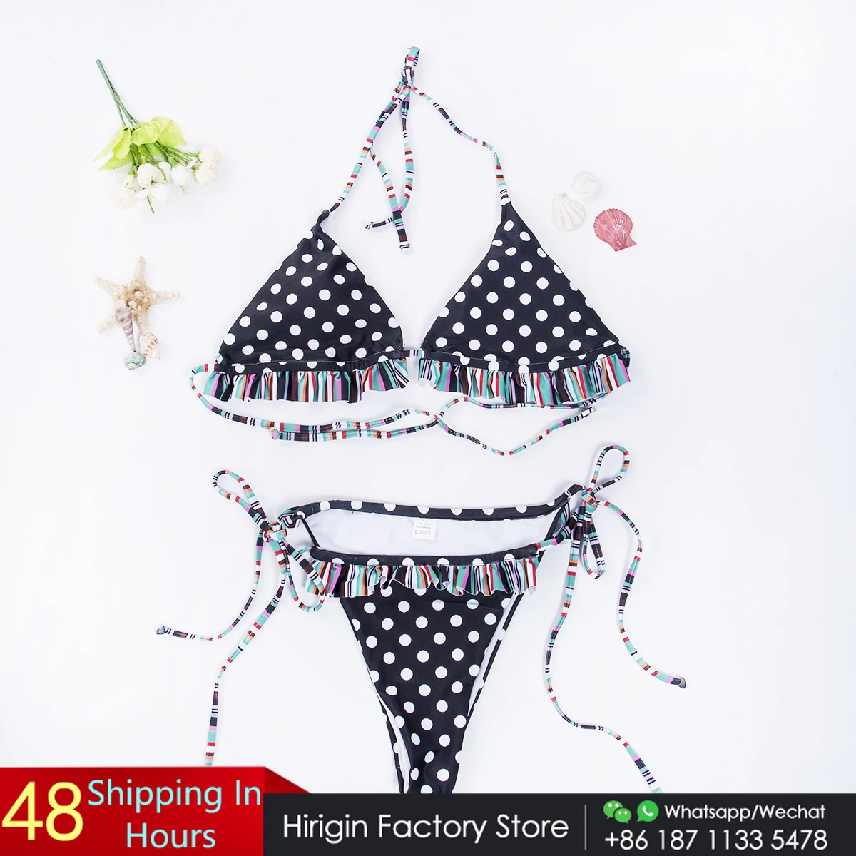 

2019 стринги бикини сексуальные купальники Для женщин Бандажное бикини с оборками Пуш Ап микро бикини Летний Пляжный купальный костюм с прин...