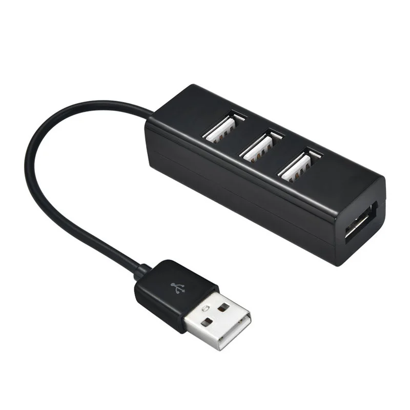 

Mosible Mini usb-хаб 2,0 4 порта высокоскоростные 480 Мбит/с узкие USB-разветвители черного цвета с портативным кабелем для использования в ноутбуках и ...