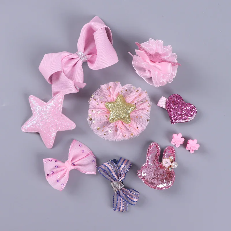 10 шт./компл. детский подарок шпильки для волос девочек головные уборы принцесса