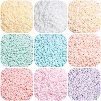 660pcsbag 3mm candy cream color glass seed beads 80 uniform round spacer beads for diy handmade sew jewelry making accessories