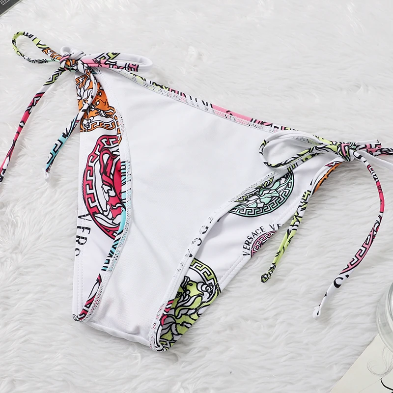 

New bandeau Bikini Mujer Tanga women Rhinestone Sexy swimsuit