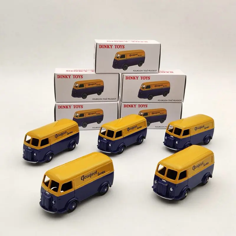 Atlas 1/43 Лот из 5 шт. для миниатюрных игрушек Dinky 25B P ~ geot фургон Tole D.3.A литые модели