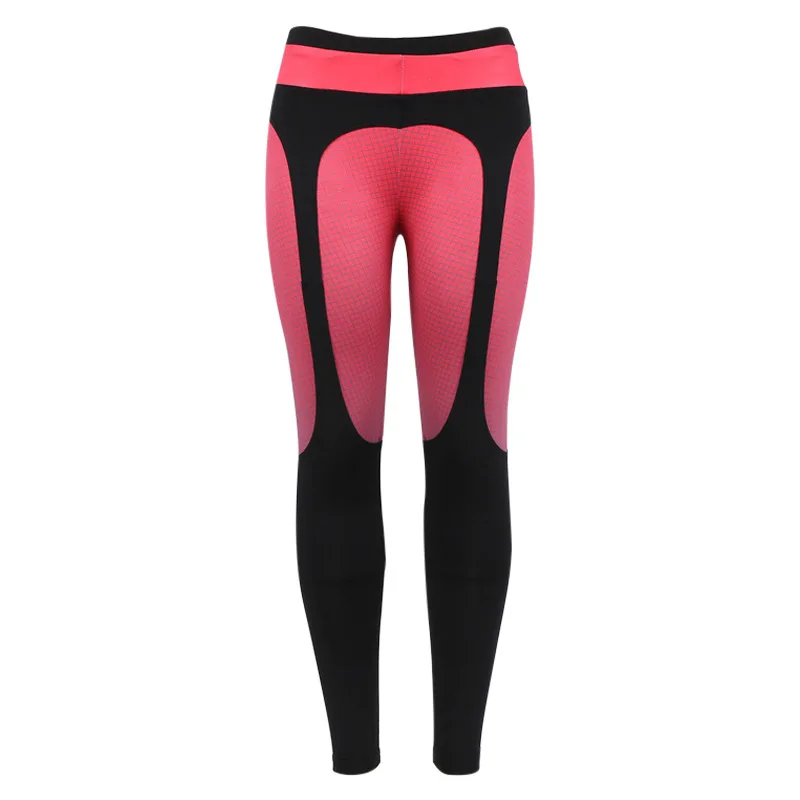 Лоскутные сексуальные спортивные штаны для фитнеса и йоги женские леггинсы