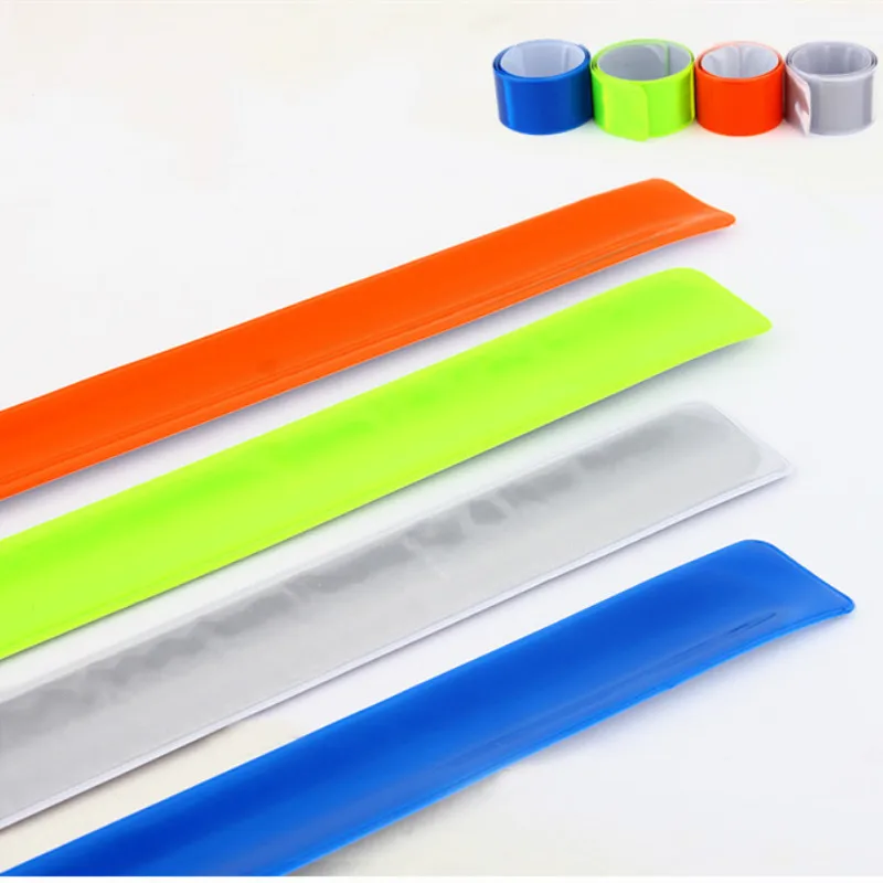 1PC 40cm Running Cycling Reflective Material Warning Strip Stickers Bicycle Adhesive Tape Safety Decor Sticker Accessories