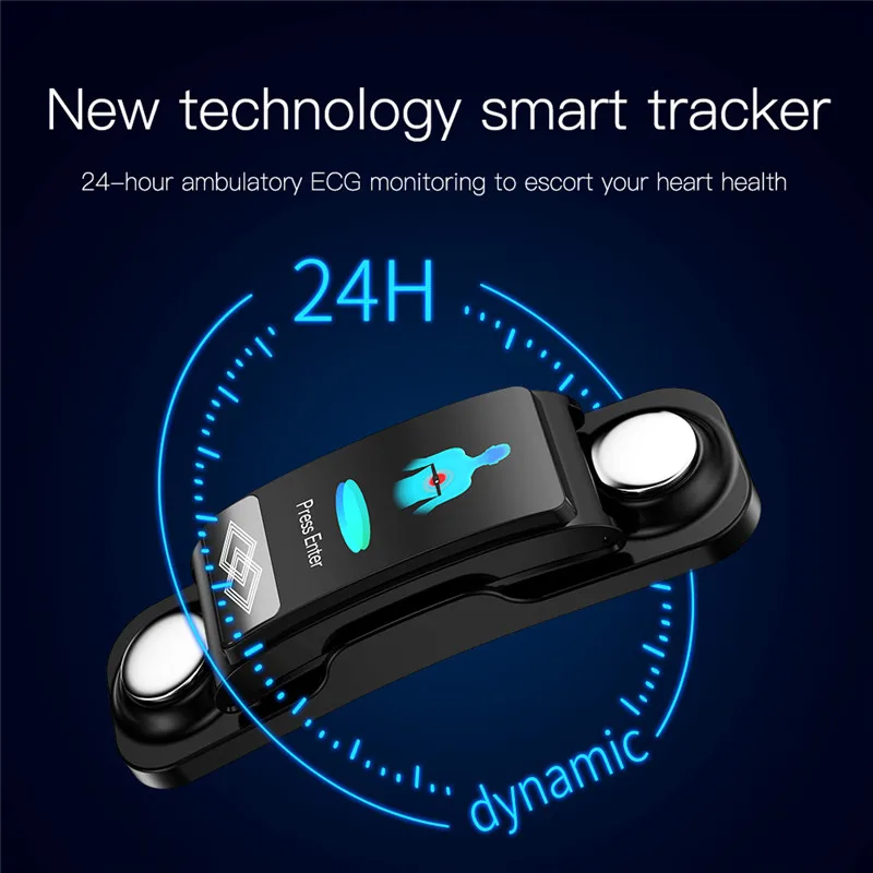 

ECG PPG Sports Health Smart Band P10 Heart Rate Blood Pressure Oxygen Sleep Monitoring Bluetooth Fitness Tracker Bracelet