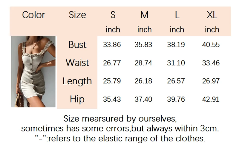 

Dresses For Women Temperament Short Dress Halter Lace-up Knotted Sling Short Dress Buttoned Decorative Sling Dress Sundress