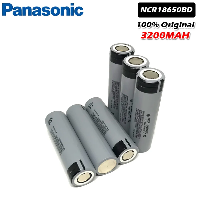 Аккумулятор Panasonic 18650 литий ионный аккумулятор 3 7 В 3200 мАч NCR18650BD для фонарика