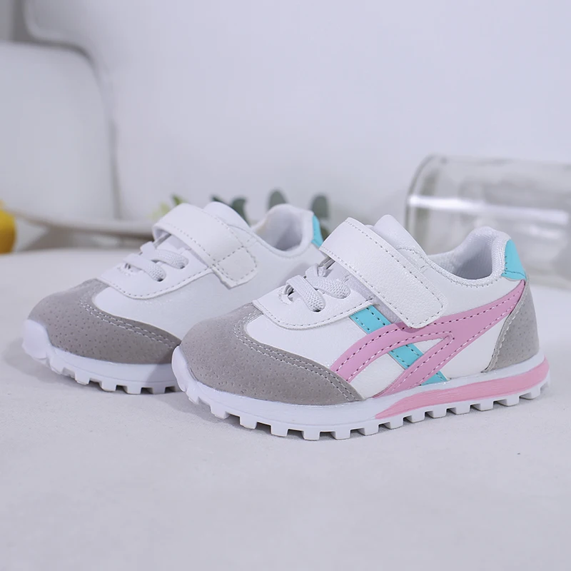 New Autumn Kids Sports Shoes Baby Girls Boys Patchwork Sneaker Toddler Fashion Children Casual 6M-6 Year Old Anti-Slippery | Детская