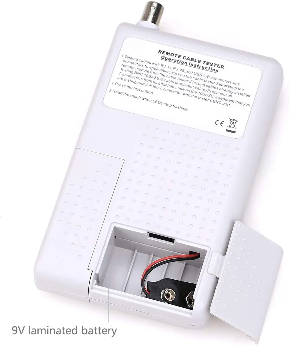 4-in-1 Network Cable Tester Remote RJ11 RJ45 USB BNC Phone Cable Tester Meter