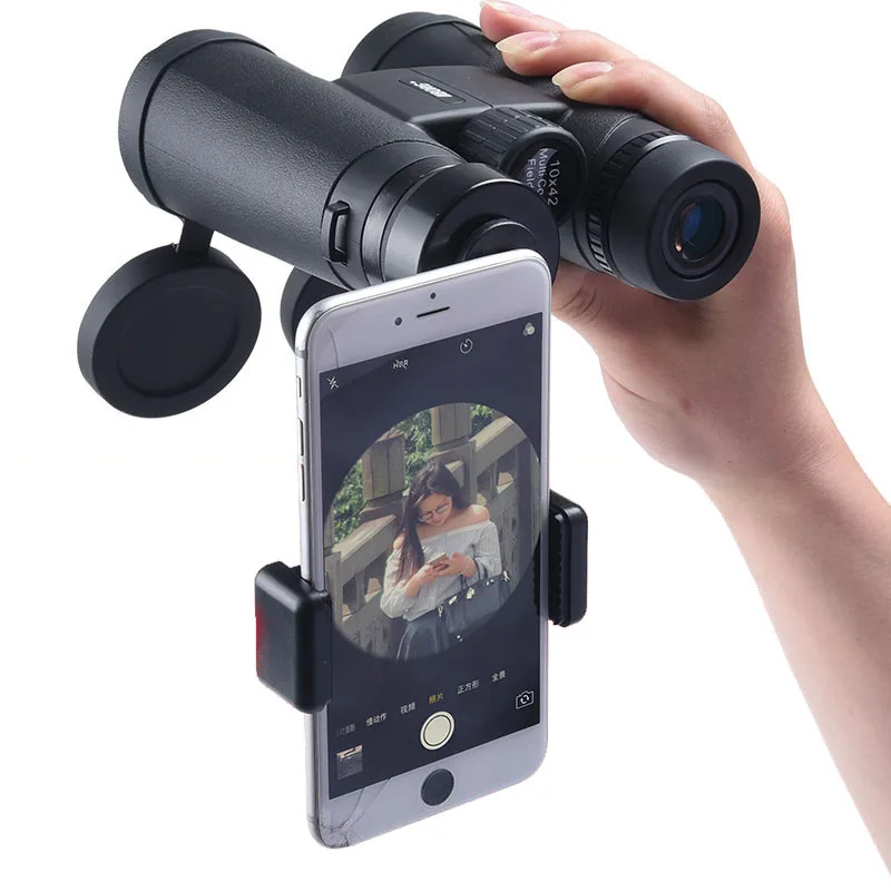 Nanoo 10X42 мощный бинокль с зумом Монокуляр низким ночным видением дальность HD