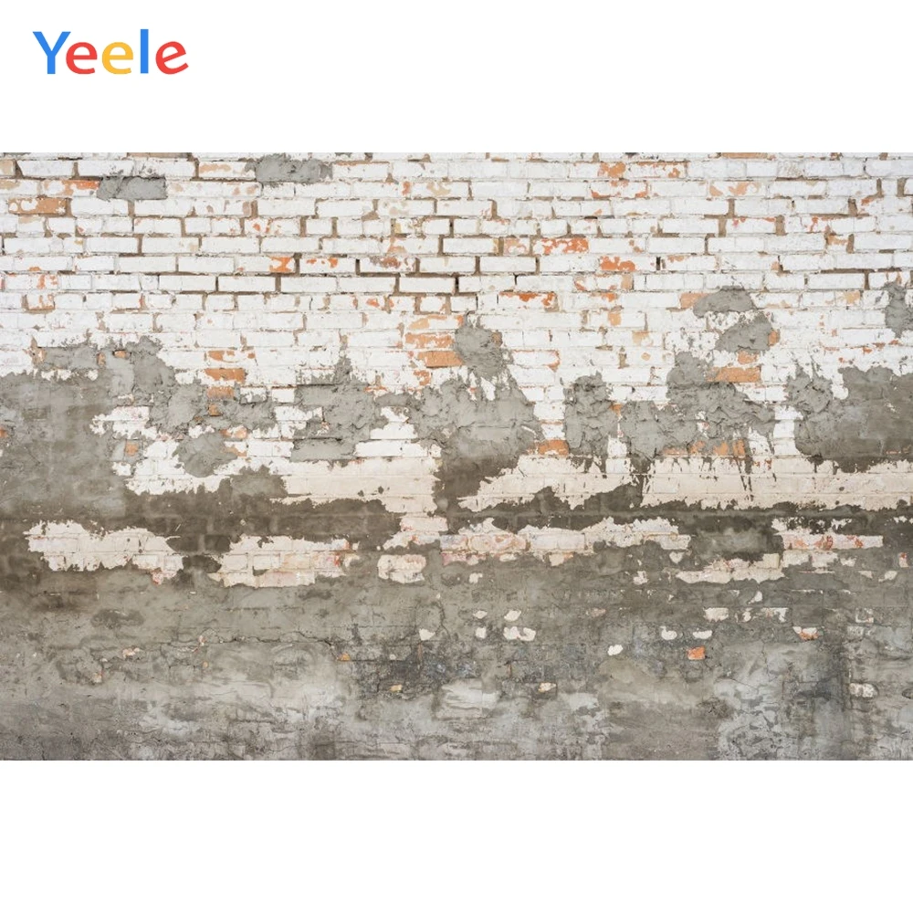 

Yeele Faded Gradual Grunge Brick Wall Scenery Baby Photography Backgrounds Customized Photographic Backdrops For Photo Studio