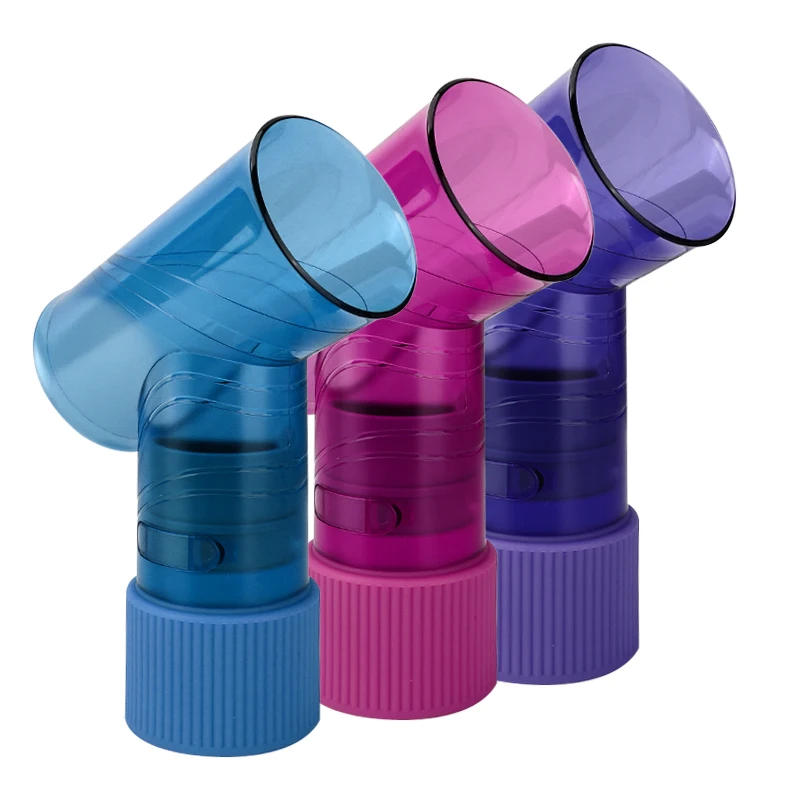 Tubo de Ferro Magia Curling Ondulação Secador Cabelo Soprando Cachos Interface Universal Vento Capô Ferro 1pc