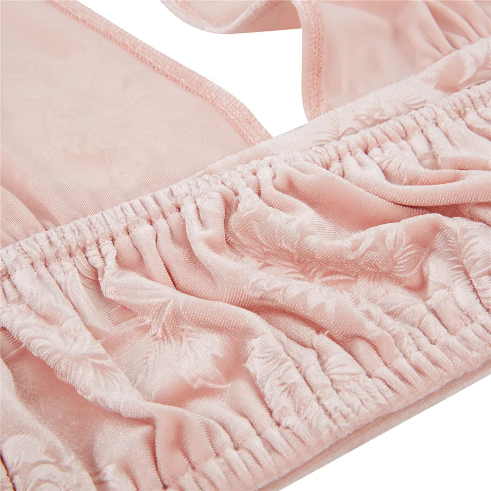 

3 Color Summer Women Khaki Halterneck Crop Tops Sexy Slim Fit Sleeveless Abstract Print/Flower Pattern V-Neck Camis