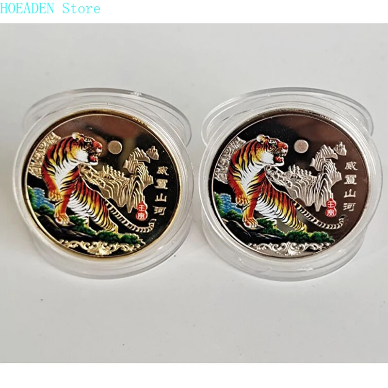 

2022 China New Year Tiger Year Challenge Coin Commemorative Coin Decor Gift