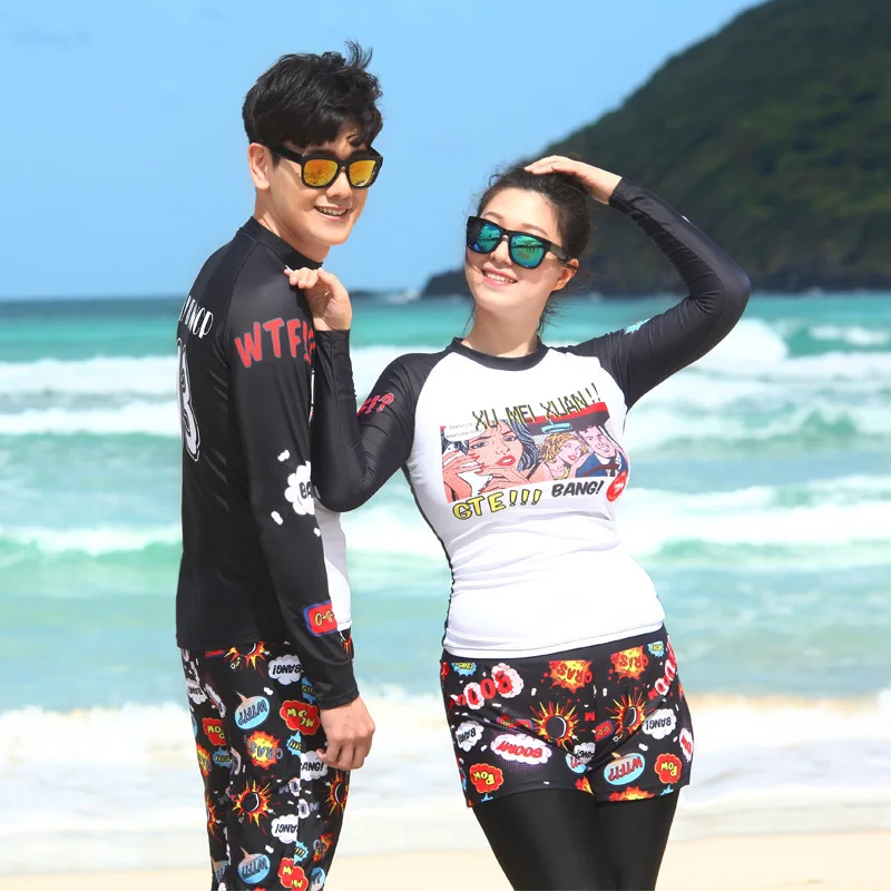 Женский купальник с длинным рукавом защитой от солнца | Спорт и развлечения