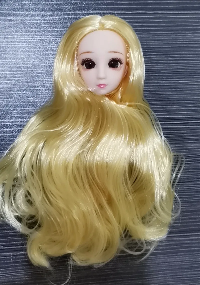 Аксессуары для кукол 30 см 1/6 шарнирная голова с 3D глазами коричневые золотые