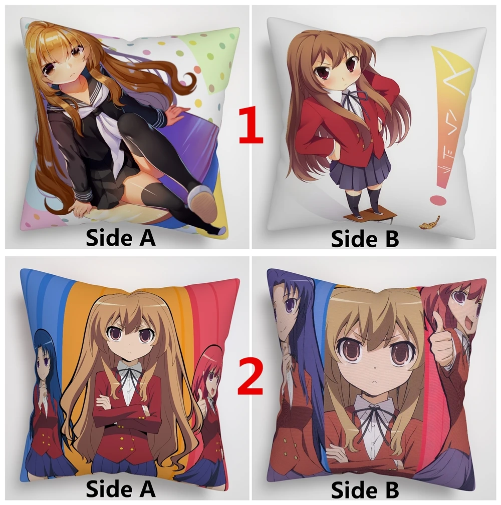 Торадора! Двусторонняя Подушка Aisaka Taiga Anime|Наволочка| |