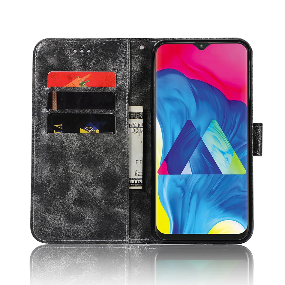Кожаный чехол-кошелек в стиле ретро для Samsung Galaxy A51 M10 S20 S10 Plus S10e S9 S8 S7 S6 Edge S5 A20 A30 A50 S