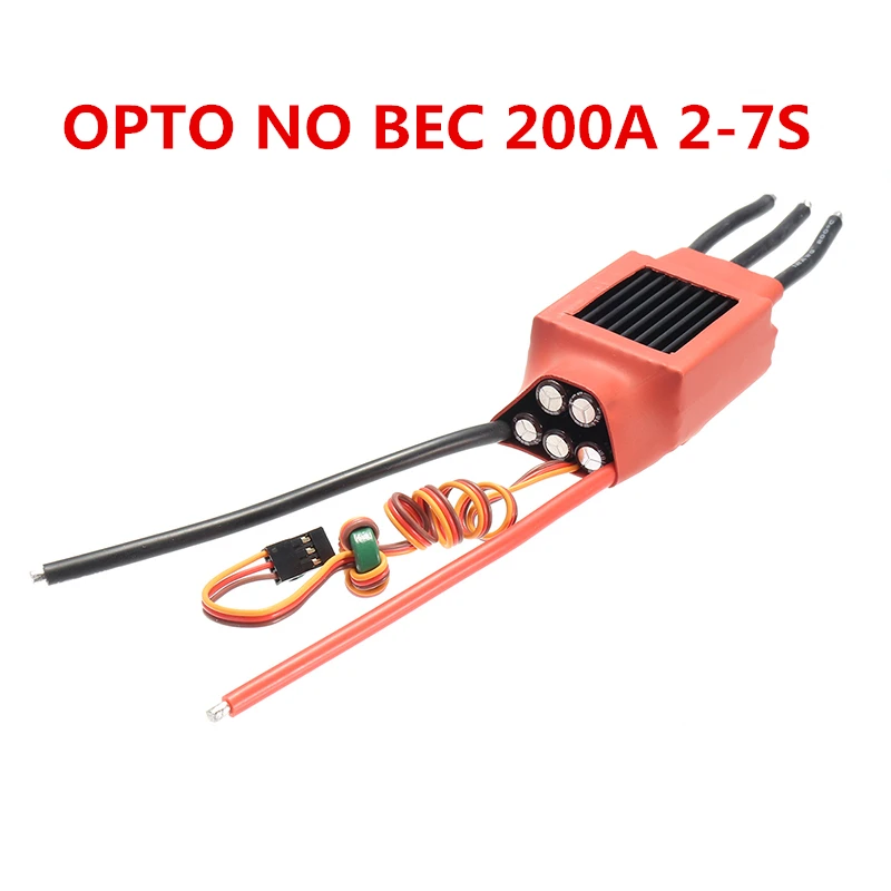 Красный кирпич 10A/50A/60A/100A/125A ESC бесщеточный ESC BEC/UBEC/OPTO/NO BEC для радиоуправляемого дрона квадрокоптера запасные части Аксессуары - Цвет: OPTO NO BEC 2-7S