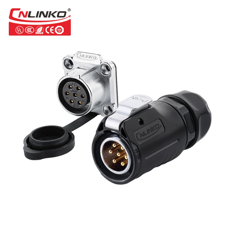 Cnlinko Lp20 7Pin водонепроницаемый разъем M20 Ip67 мужской женский светодиодный