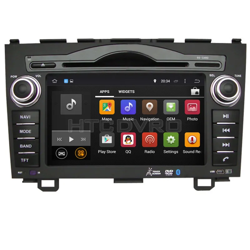YMODVHT 7 дюймов 4G Восьмиядерный Android 9 0 1 Автомобильный DVD плеер для Honda CRV 2006 2007 2008 2009