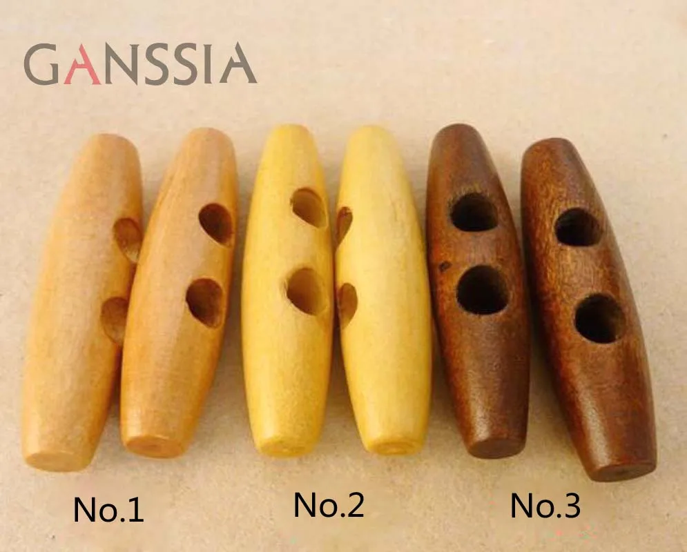 25 шт./лот натуральный цвет оливковая форма рога пуговицы деревянные швейные