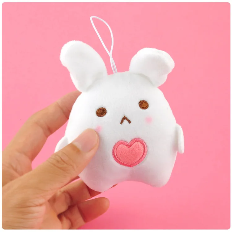 Милые животные хомяк кролик плюшевые игрушки Кукла Kawaii сумка Украшение автомобиля брелок держатель подарок мини мягкий брелок Подвески