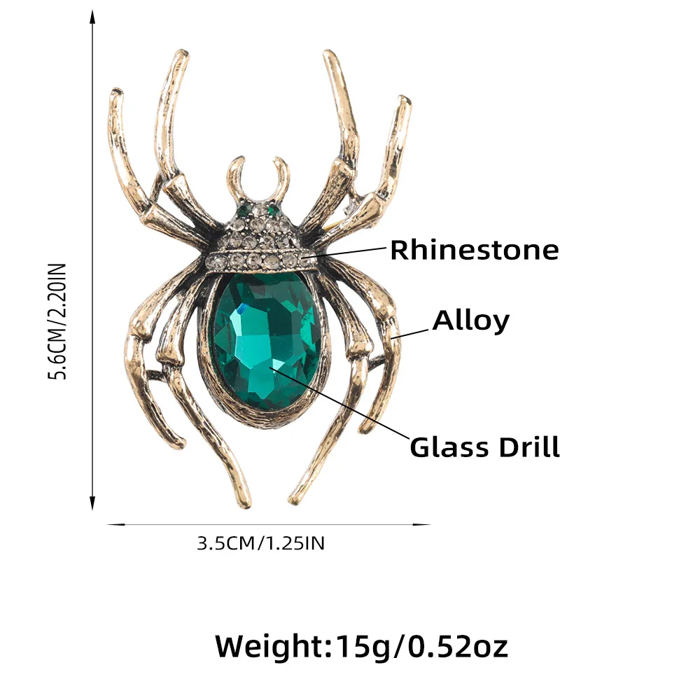 Креативные Броши пауки для женщин Классические заколки в виде насекомых мужчин