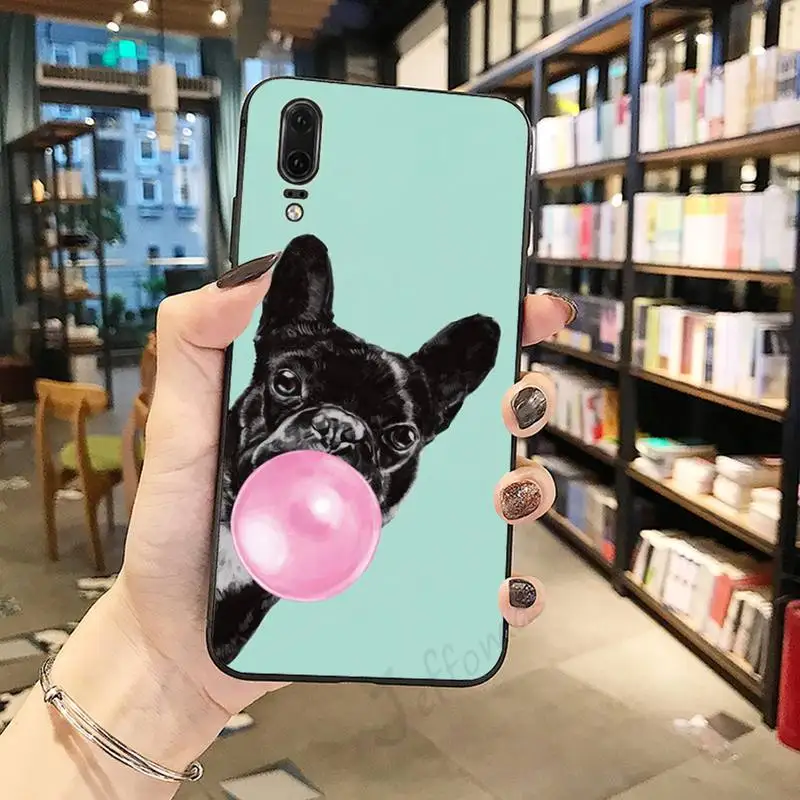 

French bulldog pug Cute dog Phone Case For Huawei honor Mate P 10 20 30 40 Pro 10i 9 10 20 8 x Lite
