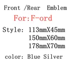 1 шт. ABS покрытие серебристый синий 3D автомобильный логотип на переднюю головку капота Логотип задний бампер багажник значок наклейки аксессуары