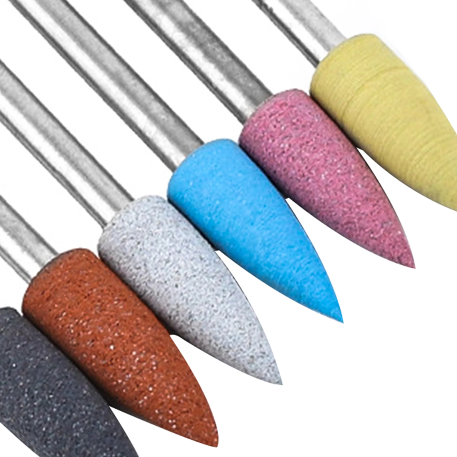 

6Pcs Electric Drill Grinding Head Rotary Drill Nail Drill Bit Nail Grinding Head Good Craftsmanship Pedicure Manicure Tool