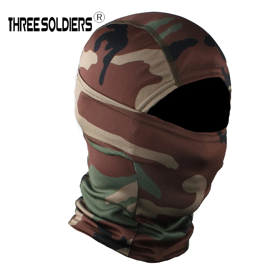 Камуфляжная маска Three Soldier Tiger digtal ACU тактическая Балаклава для страйкбола на все