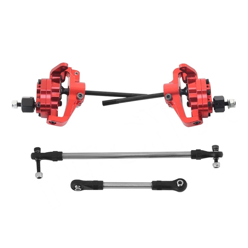 Портал из алюминиевого сплава передние и задние оси с рулевым соединением для 1/10