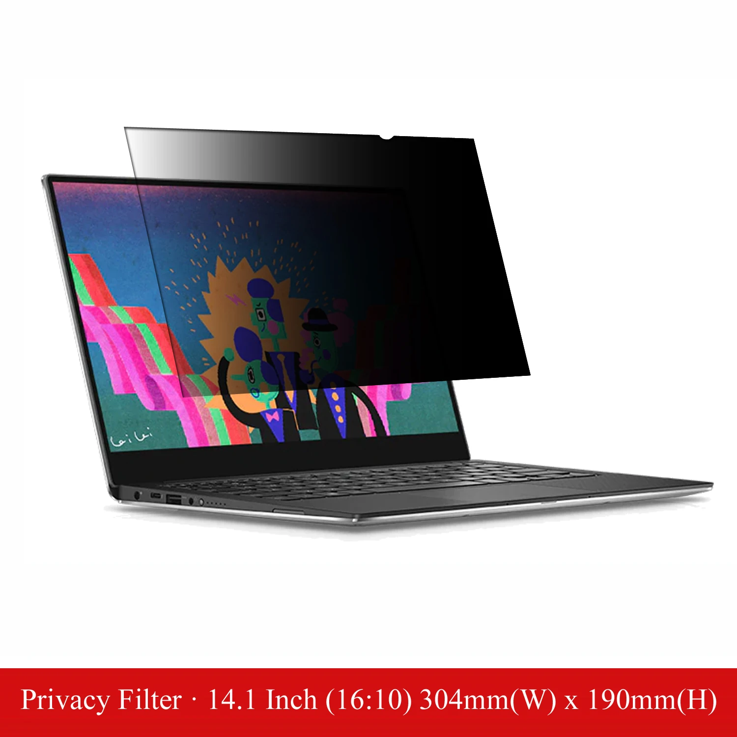Película Protetora de Tela Antirreflexo 14.1 Polegada Filtro de Privacidade para Laptop Monitor de Computador Widescreen Razão de Aspecto 16:10 Filtros e protetores de tela