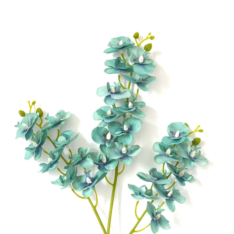 1 Шток Шелковый цветок искусственная Орхидея Бабочка для нового дома свадьбы