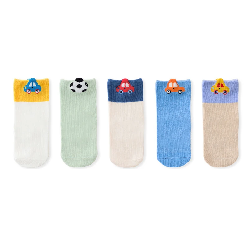 5 Pairs/Lot Fashion Children's Soft Cotton Socks For Teens Boy Girl Baby Cute Cartoon Warm Set 1 12Y Autumn Winter Kids CN|socks boys|kids cotton
