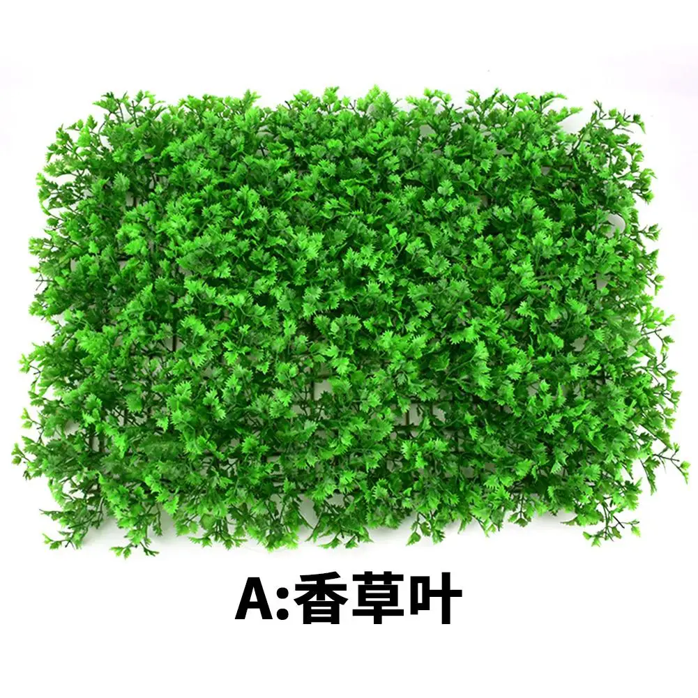 Искусственные растения пластиковые поддельные газон Зеленые украшения для