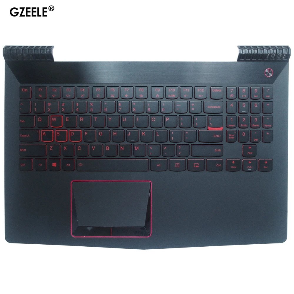 Корпус клавиатуры с подсветкой США для ноутбука lenovo Легион Y520 Y520-15 Y520-15IKB Упор рук