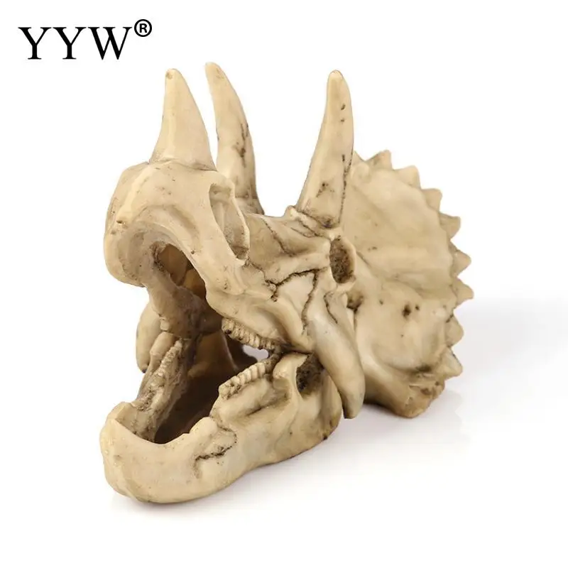 Череп динозавра смолы статуя для Домашние украшения комнаты аксессуары дома