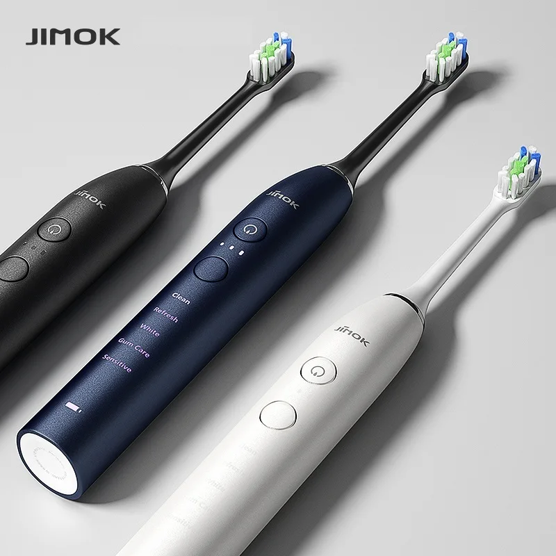 JIMOK Sonic Electric Toothbrush Ultrasonic Tooth Brush Rechargeable Brush Teeth Cleaner Adult Electric Toothbrush(K2)