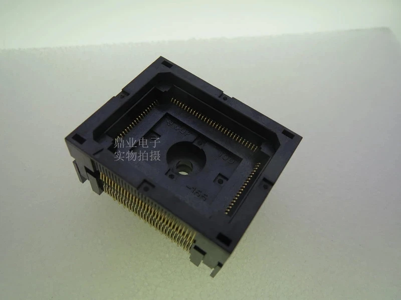 

Оригинальный TI микросхема Тесты сиденье CQF-100-155 сжигание программа LQFP100 TQFP100 гнездо креплением для вспышки sрeedlite