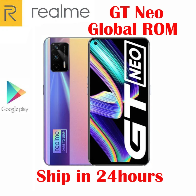Новинка оригинальный смартфон Realme GT Neo Flash Edition яркость сотового телефона 1200 6 43