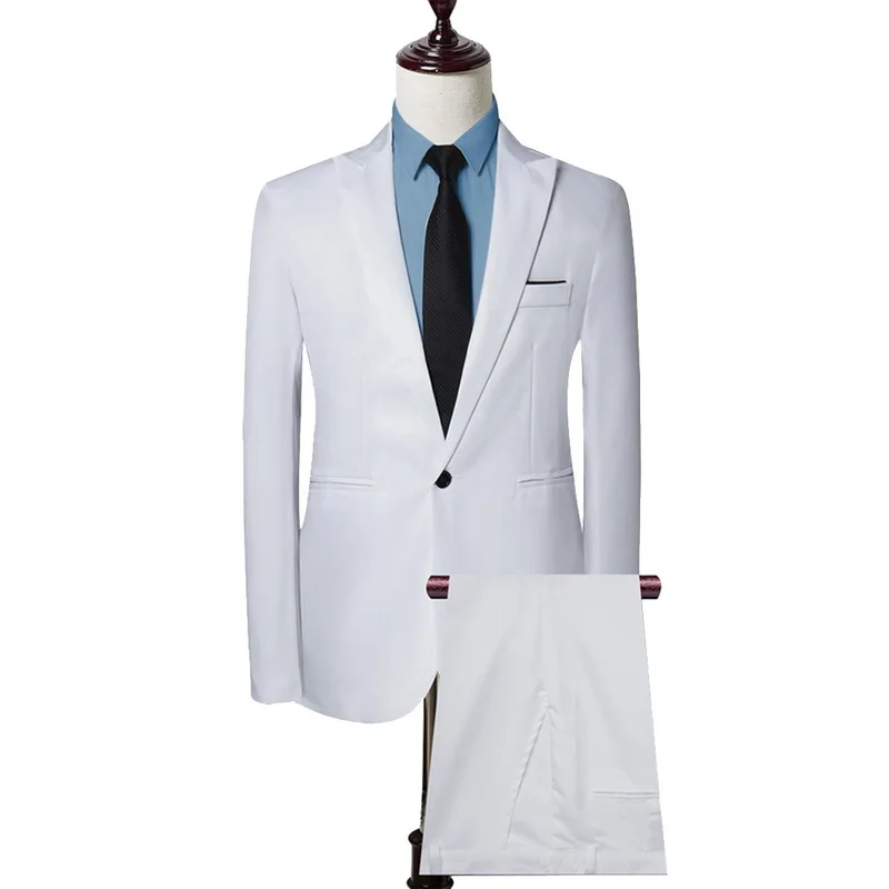 HEFLASHOR новый мужской весенне-осенний тонкий секционный чистый цвет Жених