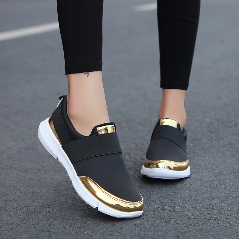 

Women Sneakers HIgh Quality Women Vulcanized Shoes Casual 2021 Woman Comfort Fashion Female Non-slip Footwear