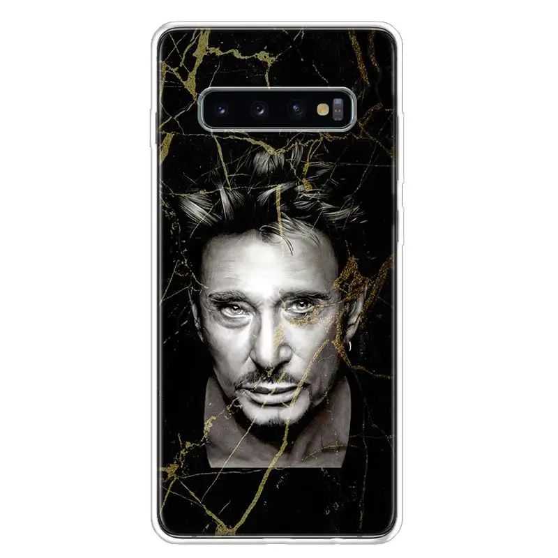 TW148-5 Johnny Hallyday Music Cover Phone Case For Samsung Galaxy S10+ Lite Note 10 9 8 S9 S8 J4 J6 J8 Plus S7 S6 Coque Shell - Цвет: TW148-5