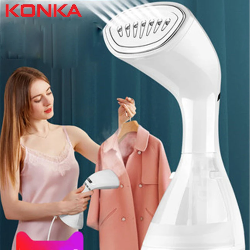 KONKA отпариватель утюг 1500W отпариватель для одежды бытовая техника ручной отпариватель - Цвет: WHITE