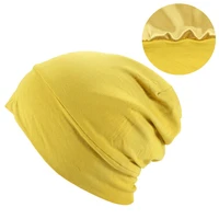 cotton winter autumn turban hat men women beanie bonnet sleep cap soft womens beanies hats breathable headgear stretch hat